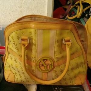 Yellow Designer Handbag
